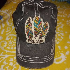 Free Spirit navy blue hat.